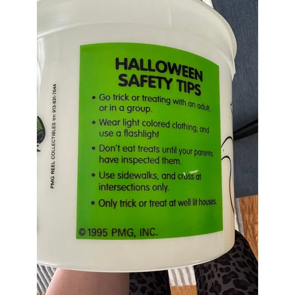 Vintage 1995 The Monster Tub Halloween Candy Buckets PMG Berry Plastics Lot 2